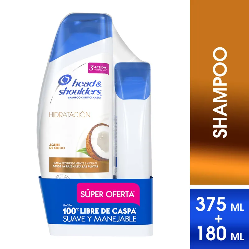 Champú Head-Sh Hid a Coc 375 Ml+ch 180 mL S O