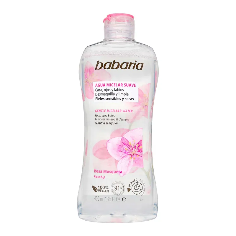 Agua Micelar Rosa Mosqueta Babaria 400 mL