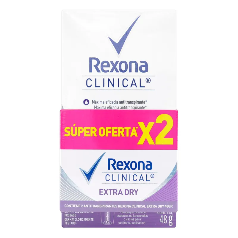 Desodorante Rexona Extra Dry Wom 48 S O