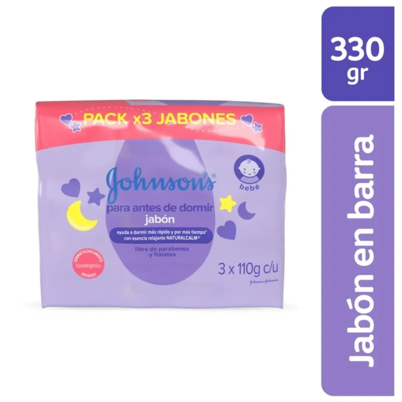 Jabon Jj Antes de Dormir 110 g