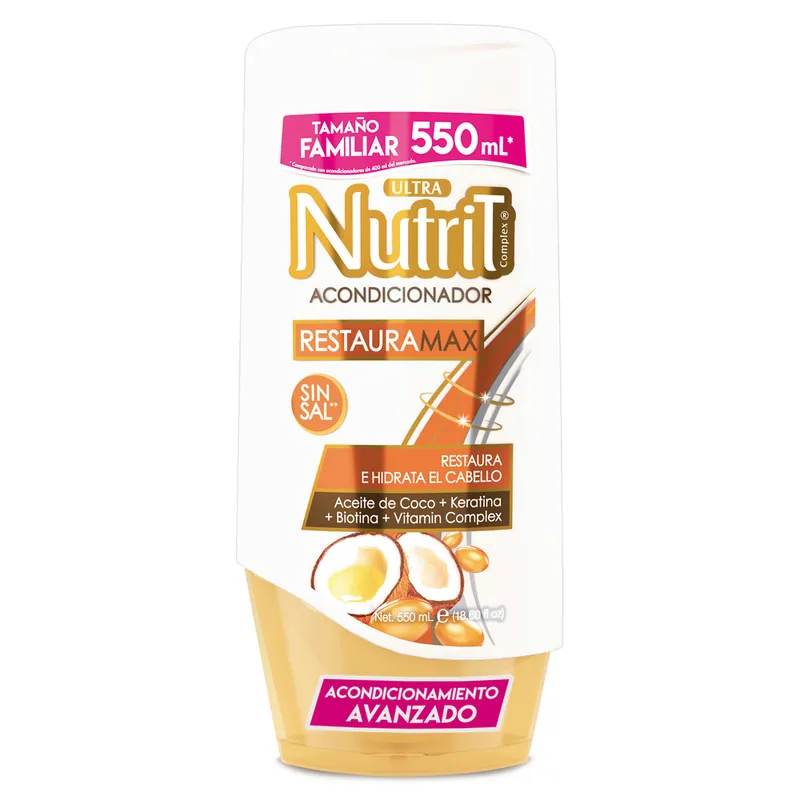 Acondicionador Nutrit Restauramax Coco 550 mL