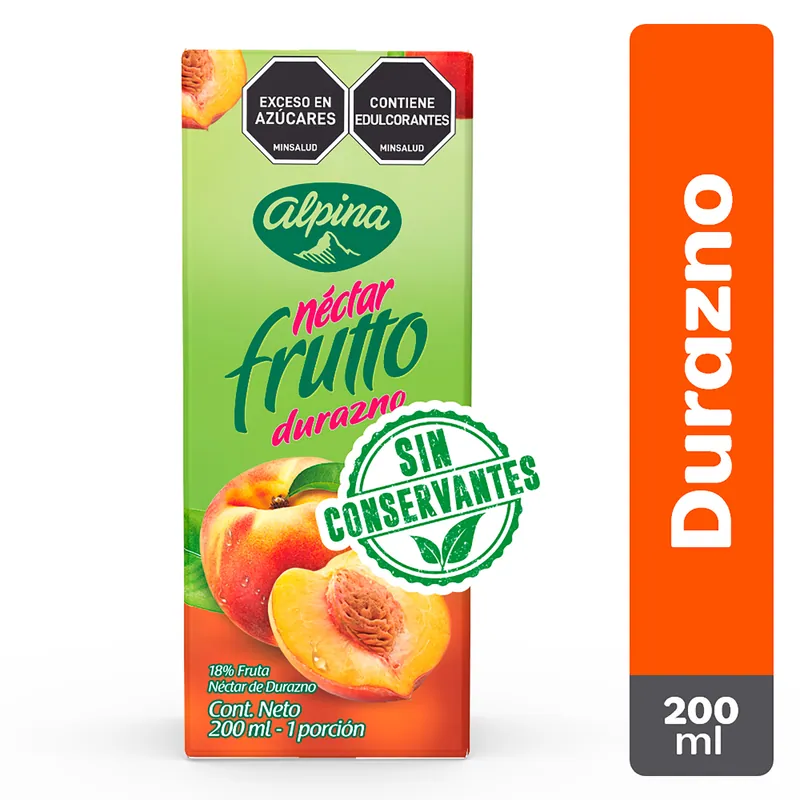 Nectar Alpina Frutto Durazno 200 mL