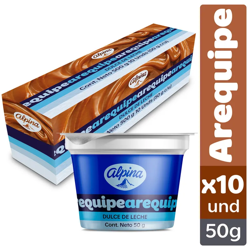 Arequipe Alpina Arequipito 50 g 10und