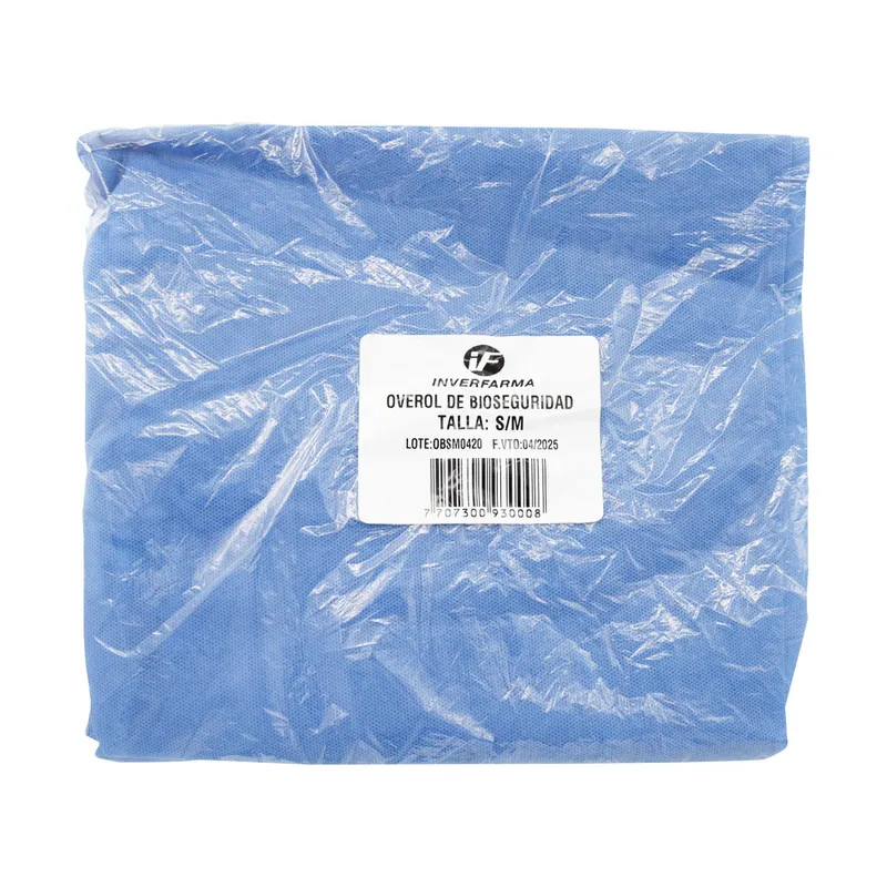 Traje Bioseguridad con Gorro Inver S/m