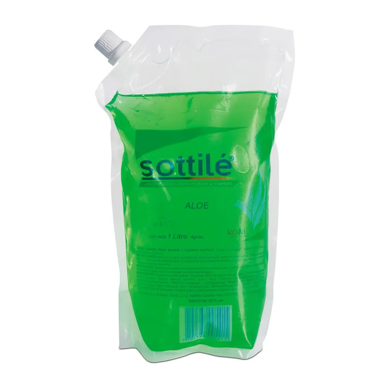 Jabón líquido Sottile Aloe Doypac 1000 mL ICOM