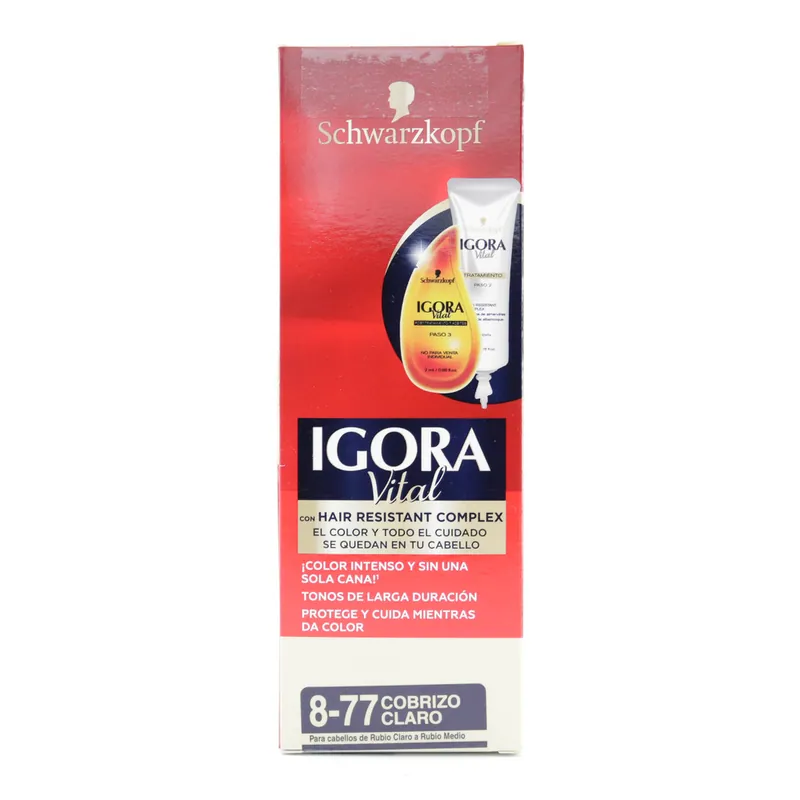 Igora Vital Tubo 8-77 Rub Cla Cobrizo