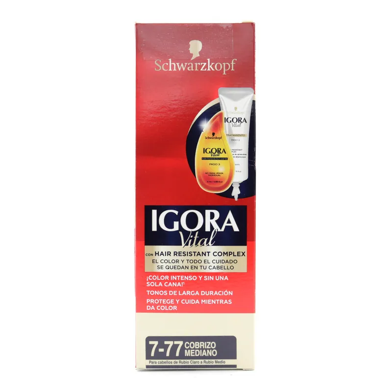 Igora Vital D Tubo 7-77 Cobrizo Mediano