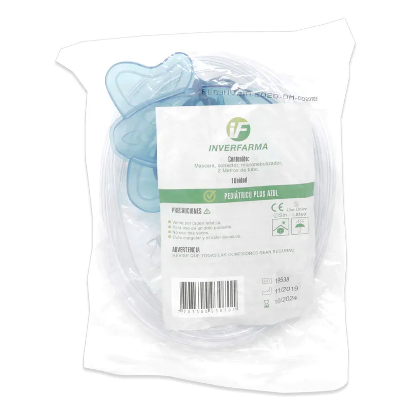 Kit nebulización Plus Ped Azul Inverfarm