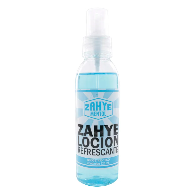Zahye loción Refrescante Mentol 120 mL
