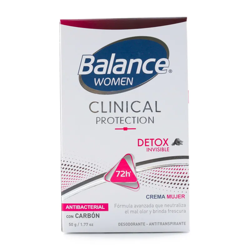 Desodorante Balance crema Clinical Detox Wom 50 g