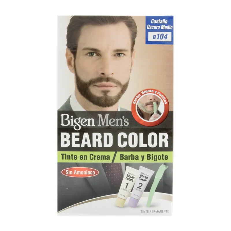 Tinte Bigen Mens Barba castaño O Me B104