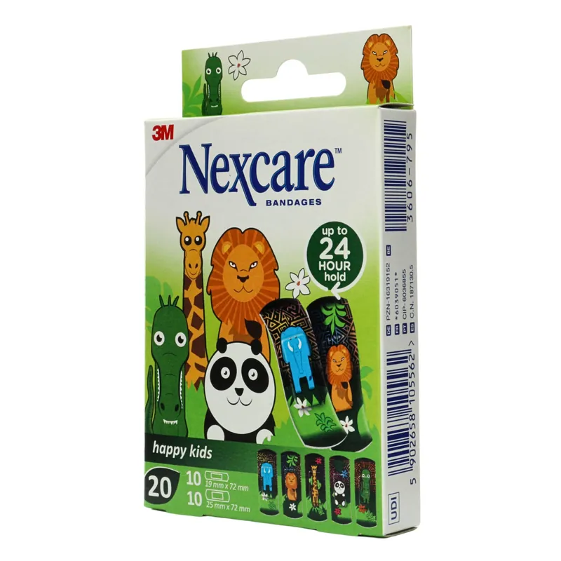 Curas Nexcare niños Animales 20 unidades