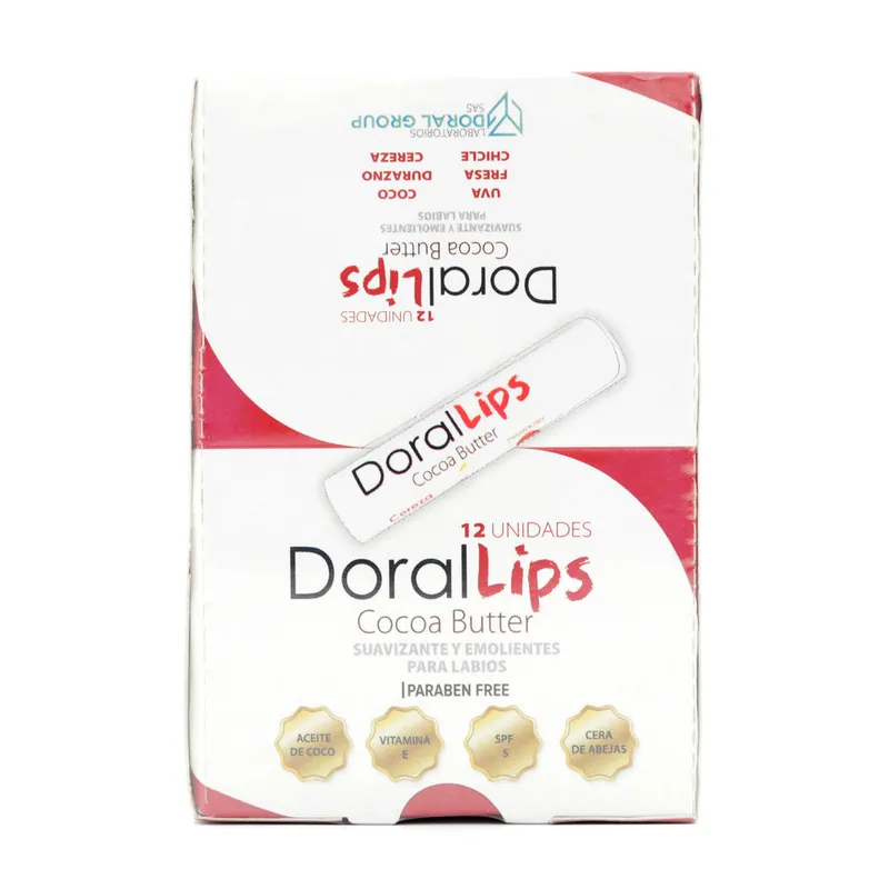 Doral Lips Manteca de Cacao 5 g 12 unidades