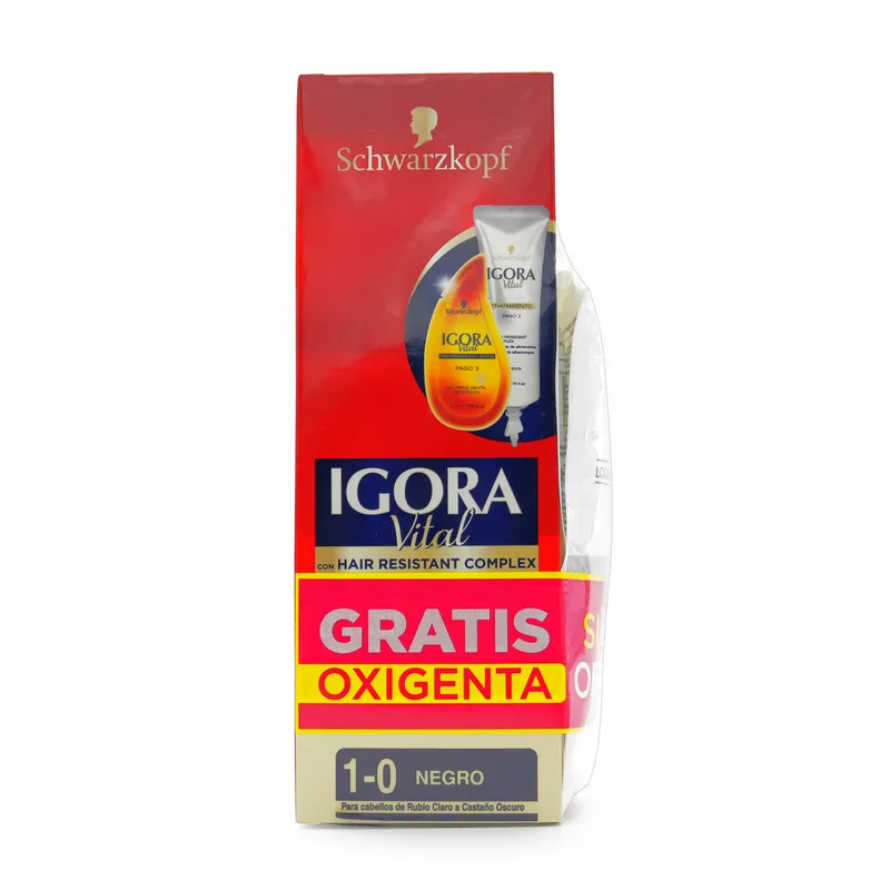Igora Vita Tubo 1-0 Negro+ 2 Oxi sobres