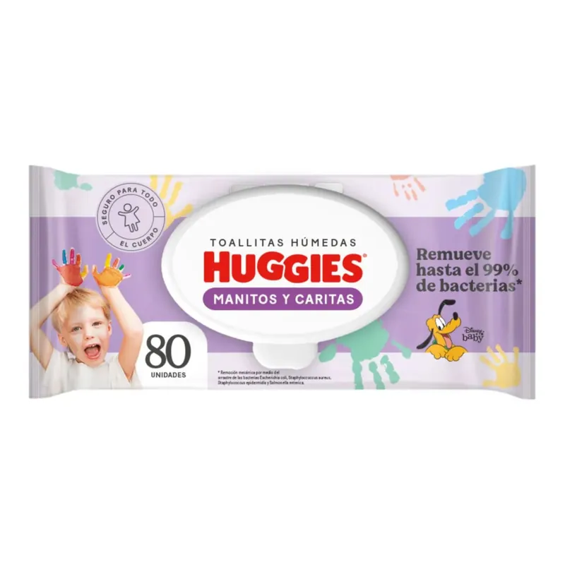 Toa Hum Huggies Manitas y Caritas 80 Un