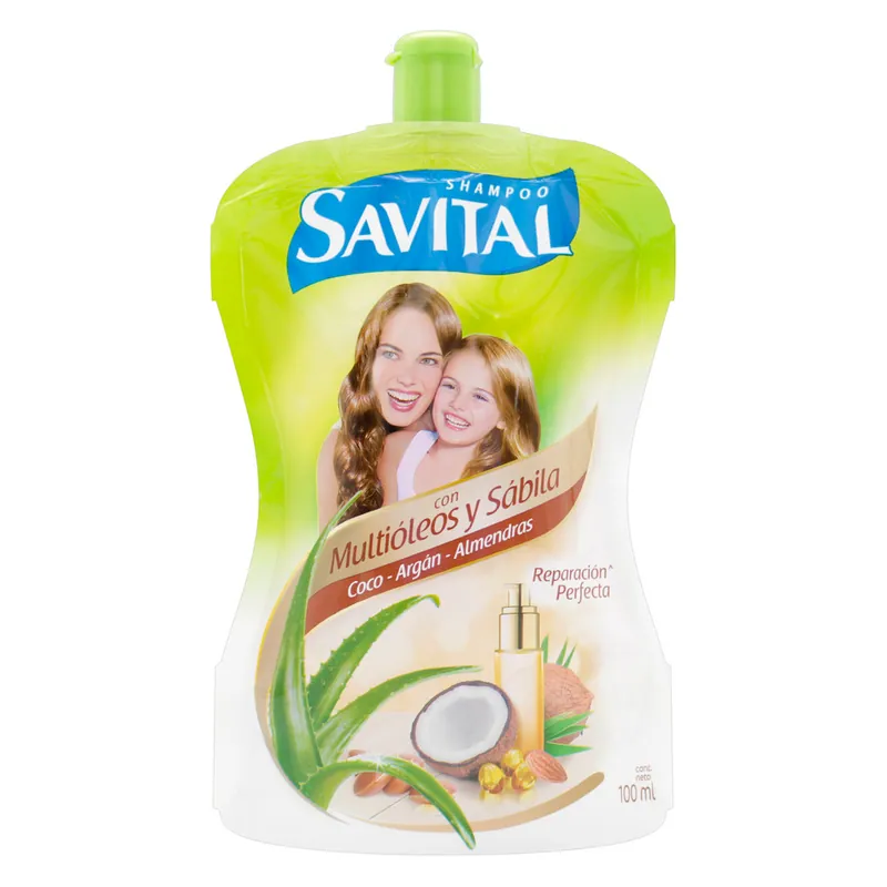 Champú Savital Multioleos Doypack 100 mL