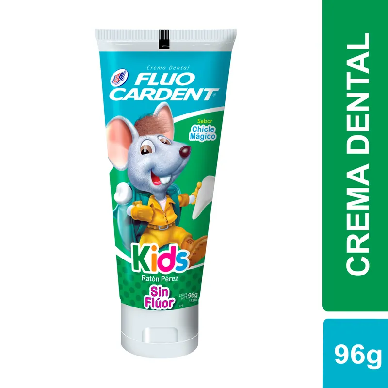 Crema dental Fluo Kids sin Fluor Ratona 96 g