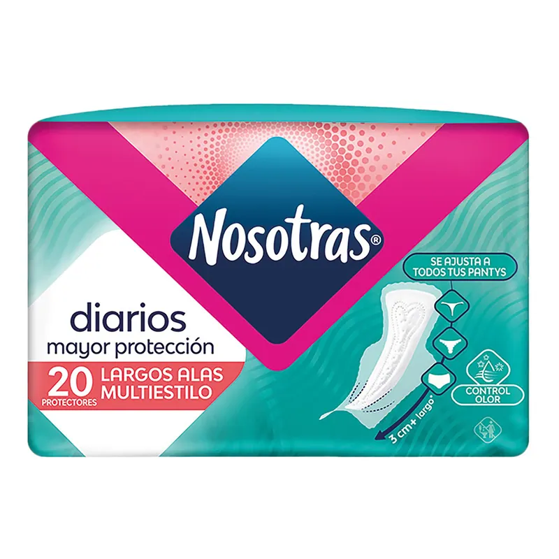 Prot Nosotras Dia Lar Alas Multie 20 unidades