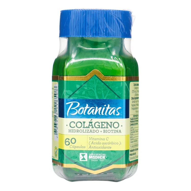 Colágeno Hidrolizado+biotina-Vit C 60cap