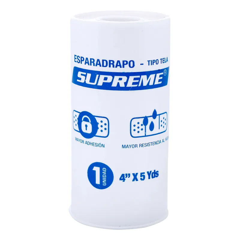 Esparadrapo Tela Blanco Supreme 4x5 Yard
