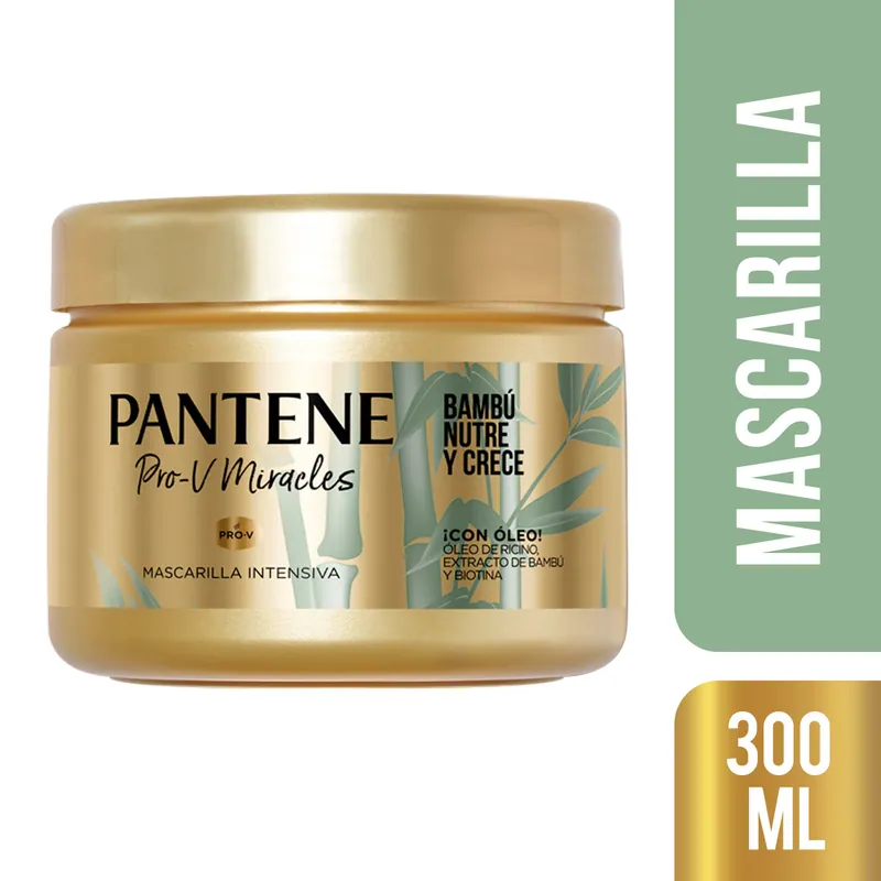 Mascarilla Pantene Bambu 300 mL