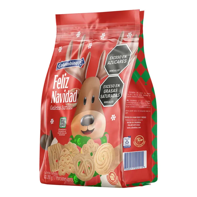 Bolsa Feliz Navidad 200 g