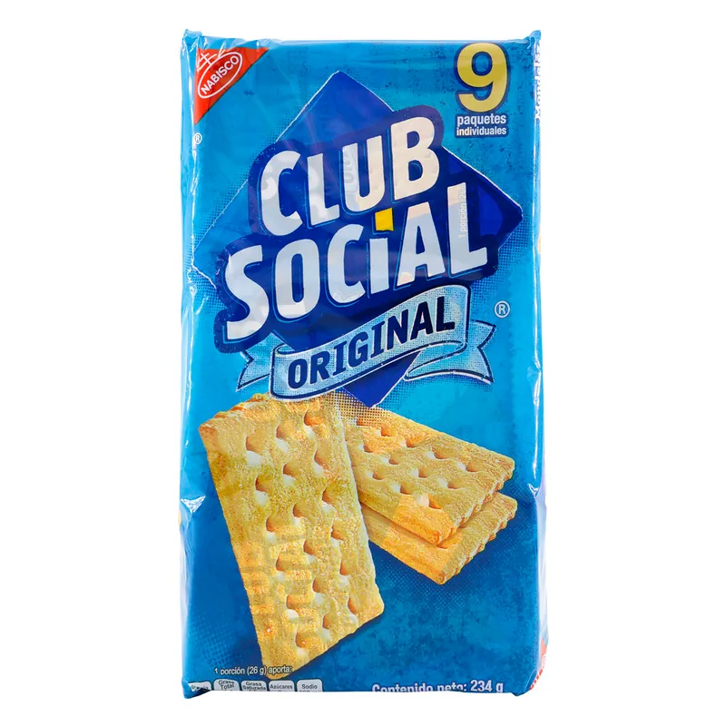 Galleta Club Social 9 Paquetes