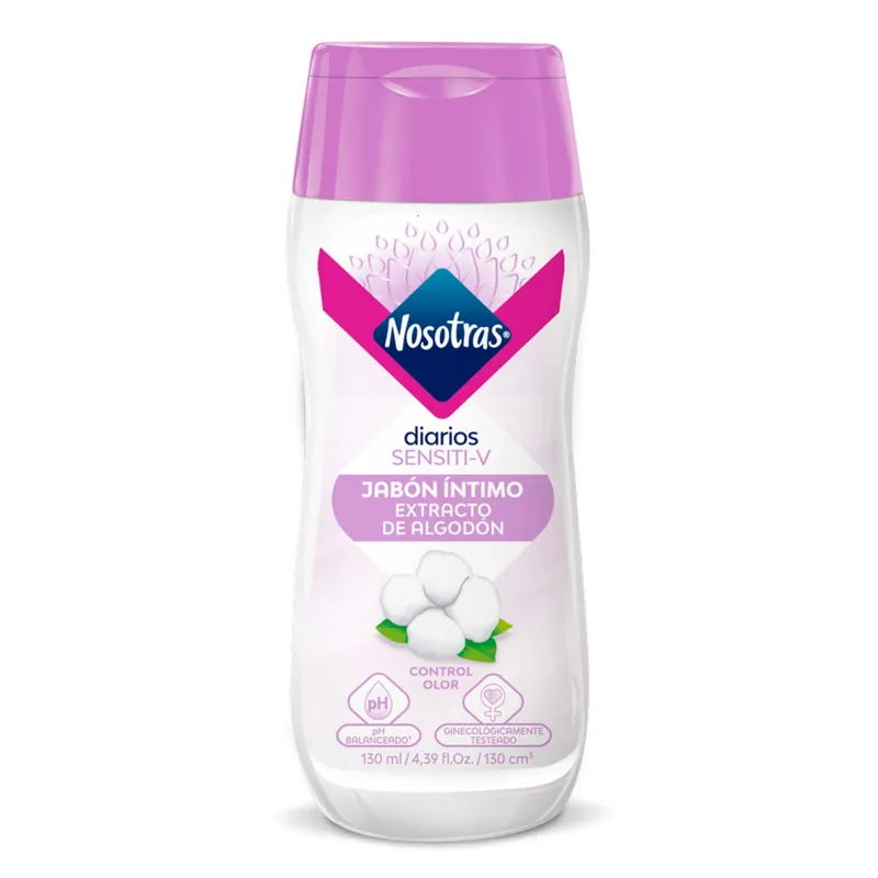 Jabon Intimo Nosotras Sensiti-V 130 mL