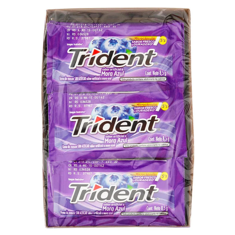Trident 5s Mora Pos Display 18 Ud 8.5 g