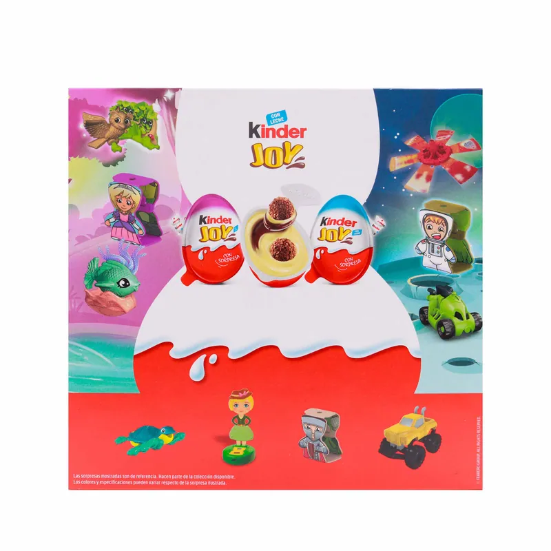Kinder Joy Nina/nino 12 unidades 240 g