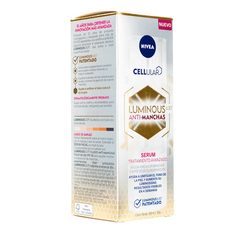 Crema Nivea Fac Cellular Lumi Serum 30 g