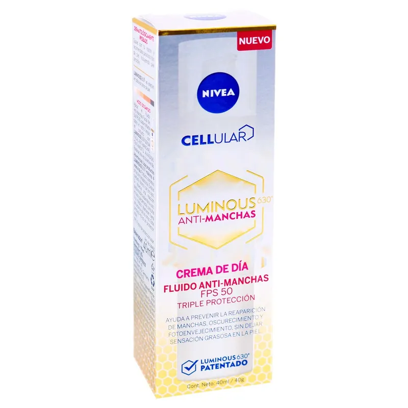 Crema Nivea Fac Cellular Lumi Antim 40 g
