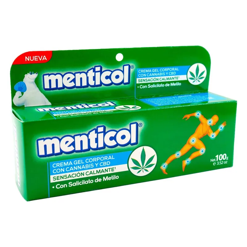 Cre Gel Corporal Menticol Cannabis 100 g
