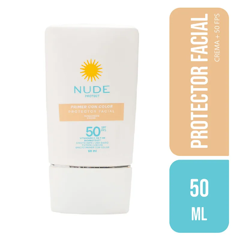 Prot Nude Spf50 Fac Color Biopro 50 mL