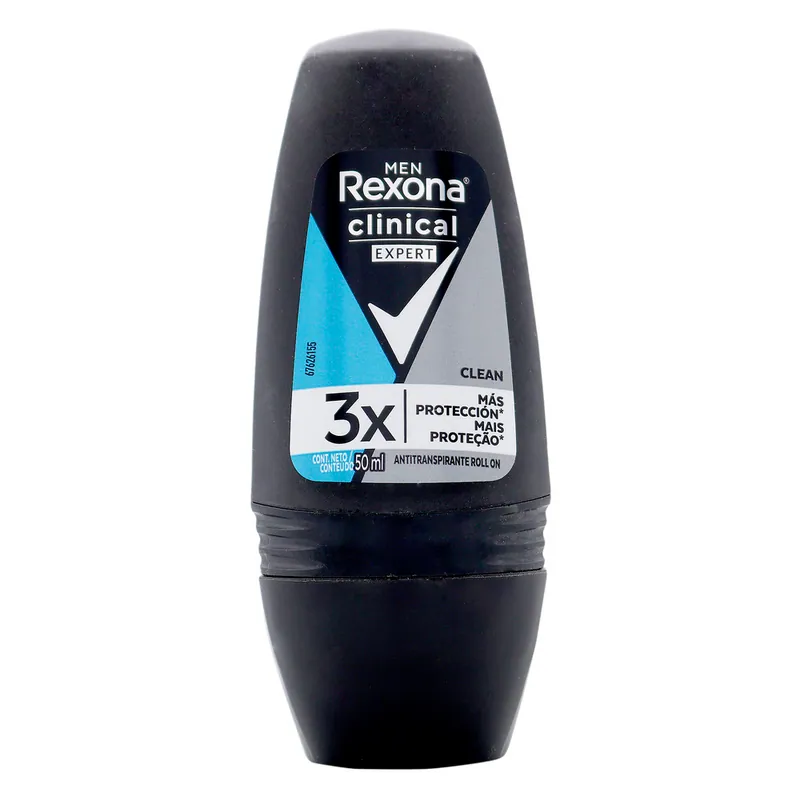 Desodorante Rexona Clin EXP Roll-On Clean 50 g H