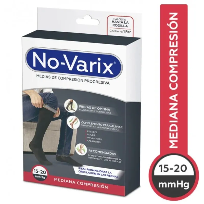 Calc Novarix Hombre 15-20mmhg Azu T S