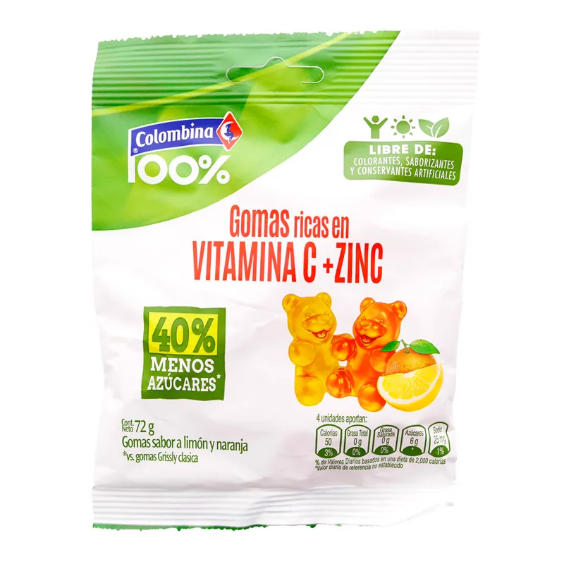 Gomas 100% Vit C 64 g