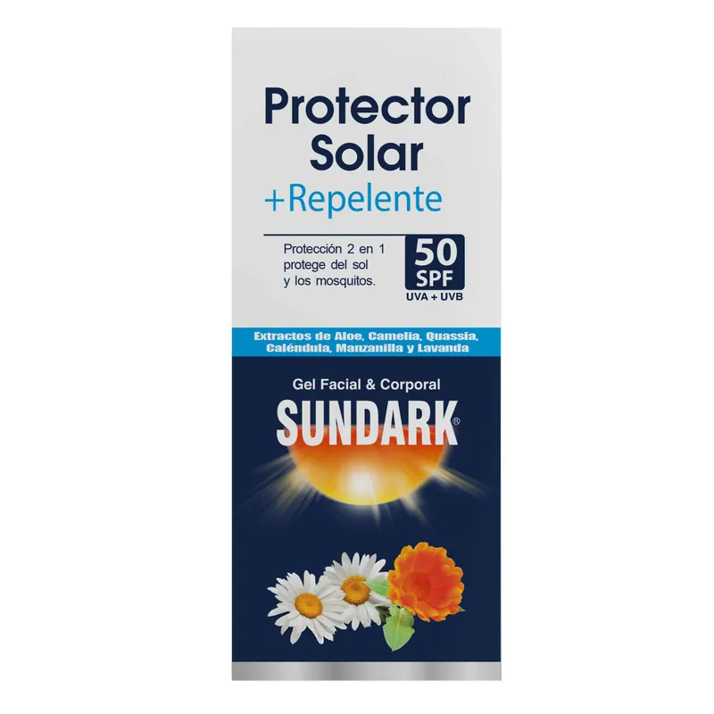 Prot Solar Sundark+repelente Spf50 120 g