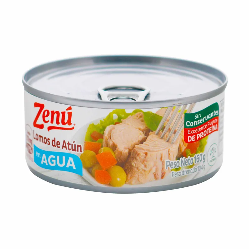 Atun Zenu Lomo en Agua 160 g
