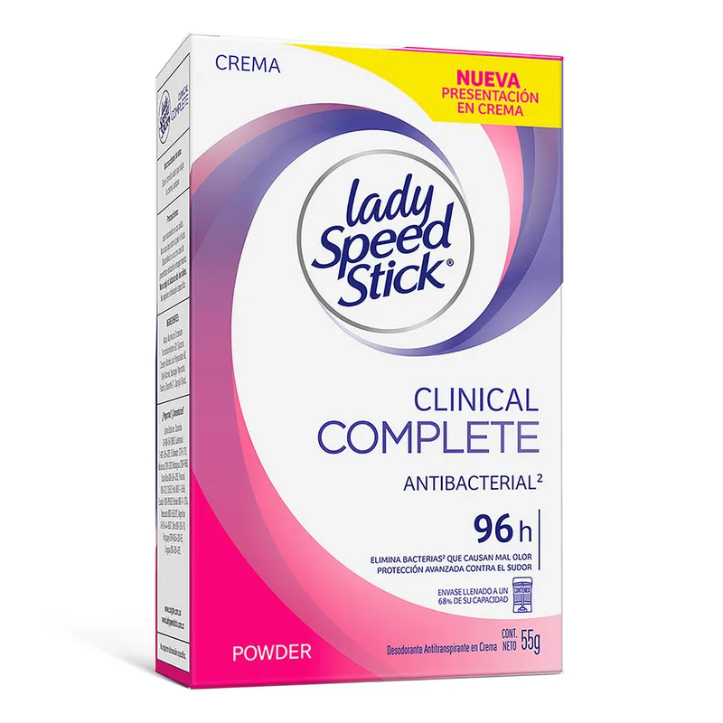 Desodorante Lady Speed Stick Clinical crema 55 g