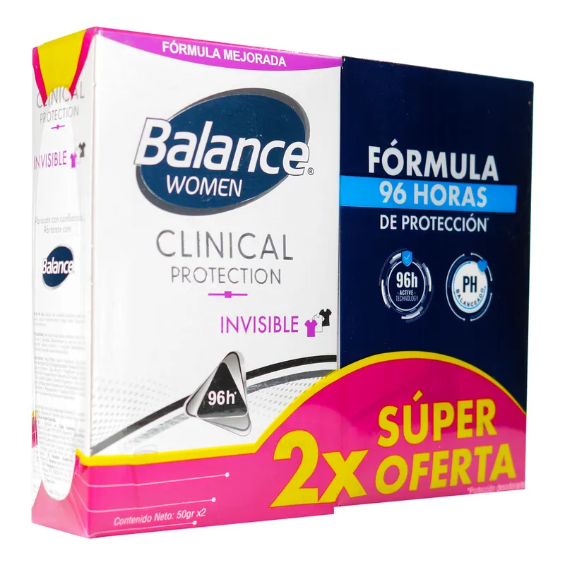 Desodorante Balance crema Clinical Inv Wom 50 g