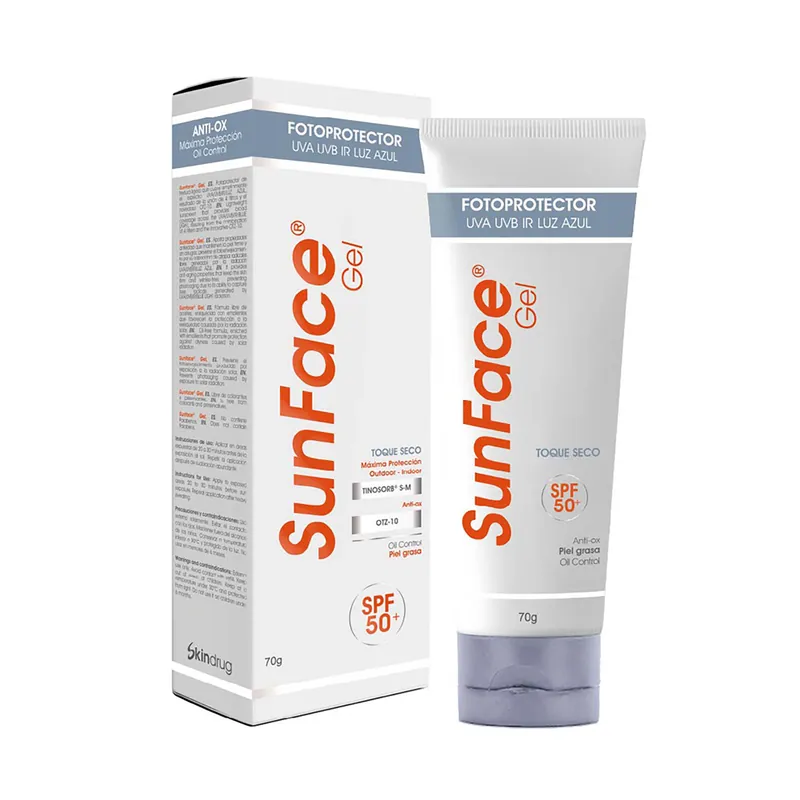 Sunface Gel Spf50 Tubo Colapsible 70 g