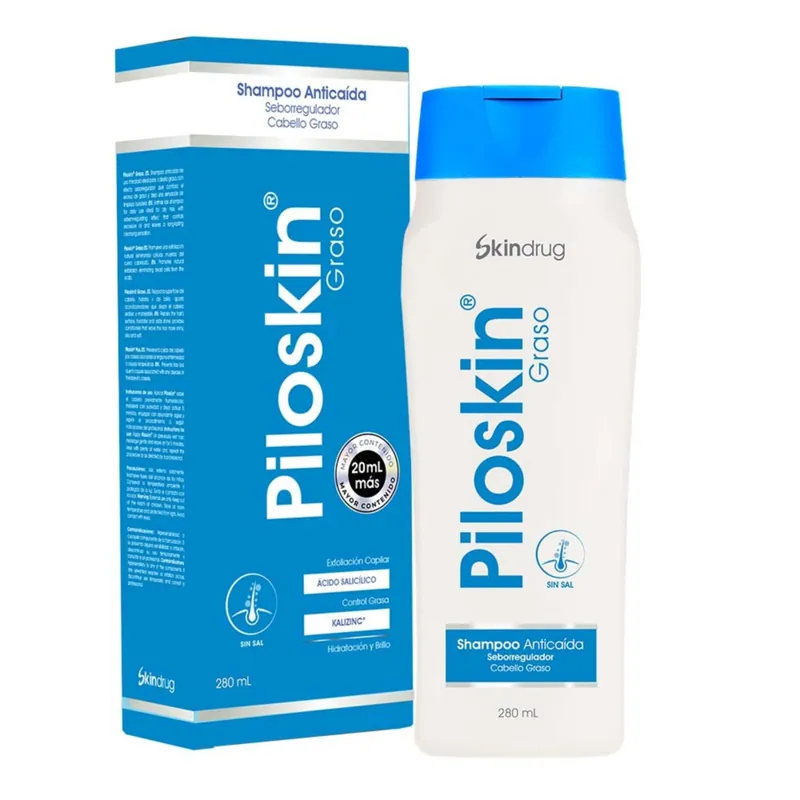 Champú Piloskin Cabello Graso 280 mL