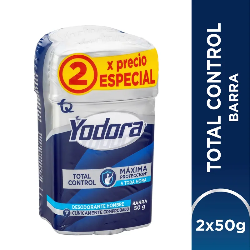 Desodorante Yodora Bar Tota Control 50 g P E H