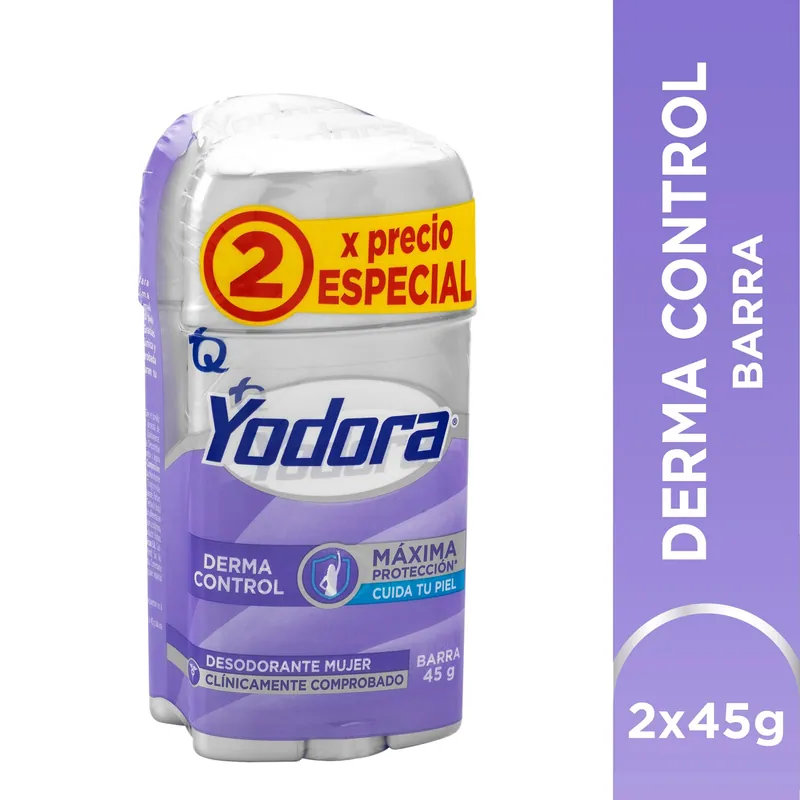 Desodorante Yodora Bar Derm Control 45 g P E M