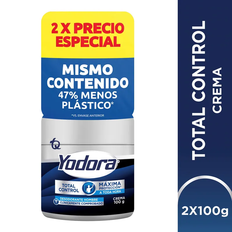 Desodorante Yodora Cre Tot Control 100 g P E H