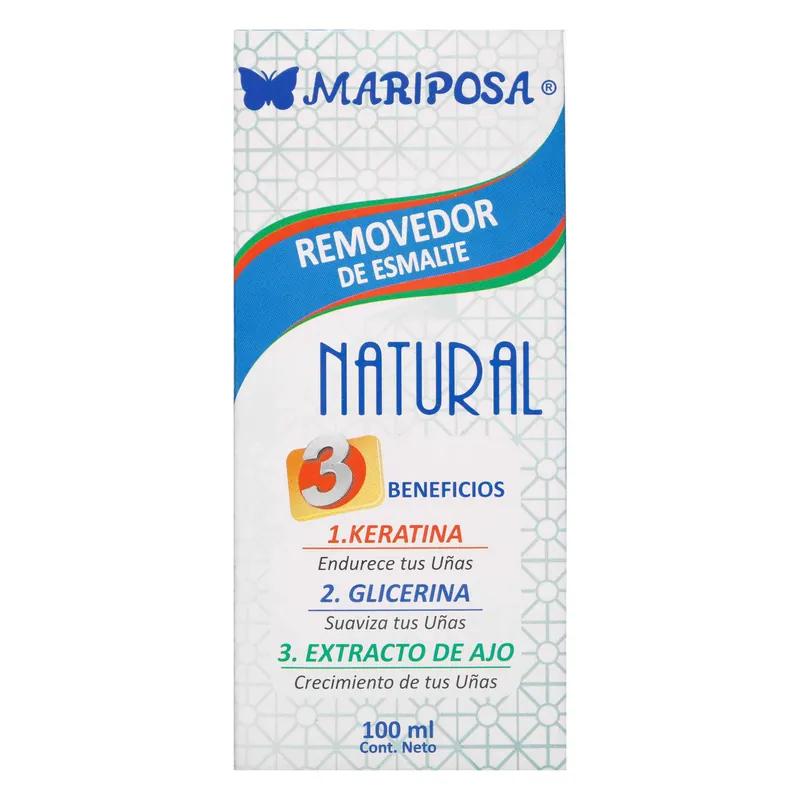 Removedor Mariposa 3 Beneficios 100 mL