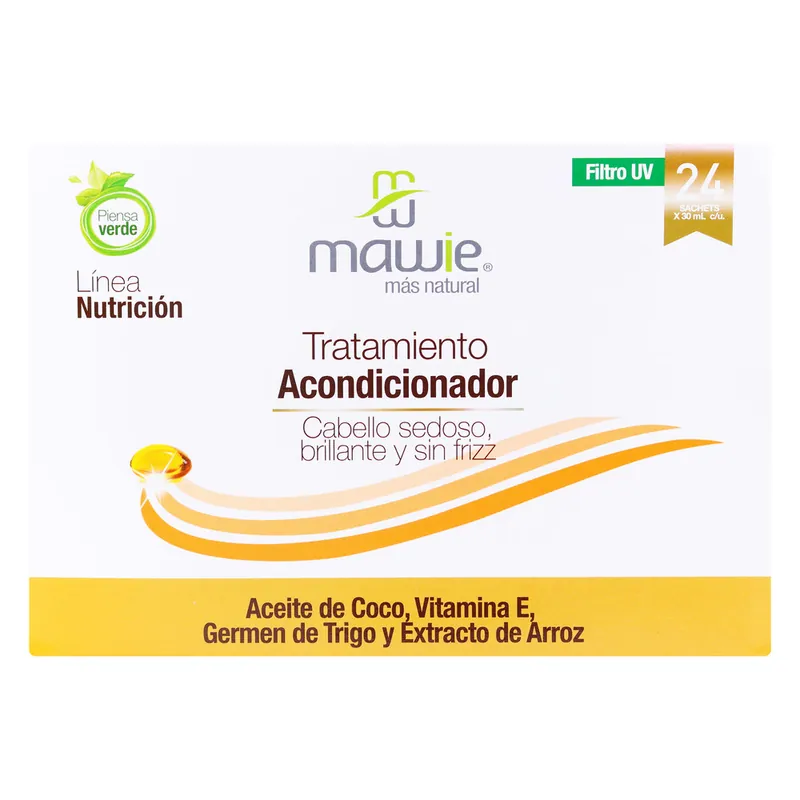 Trat Acondicionador nutrición Mawie 30 mL 24 sobres