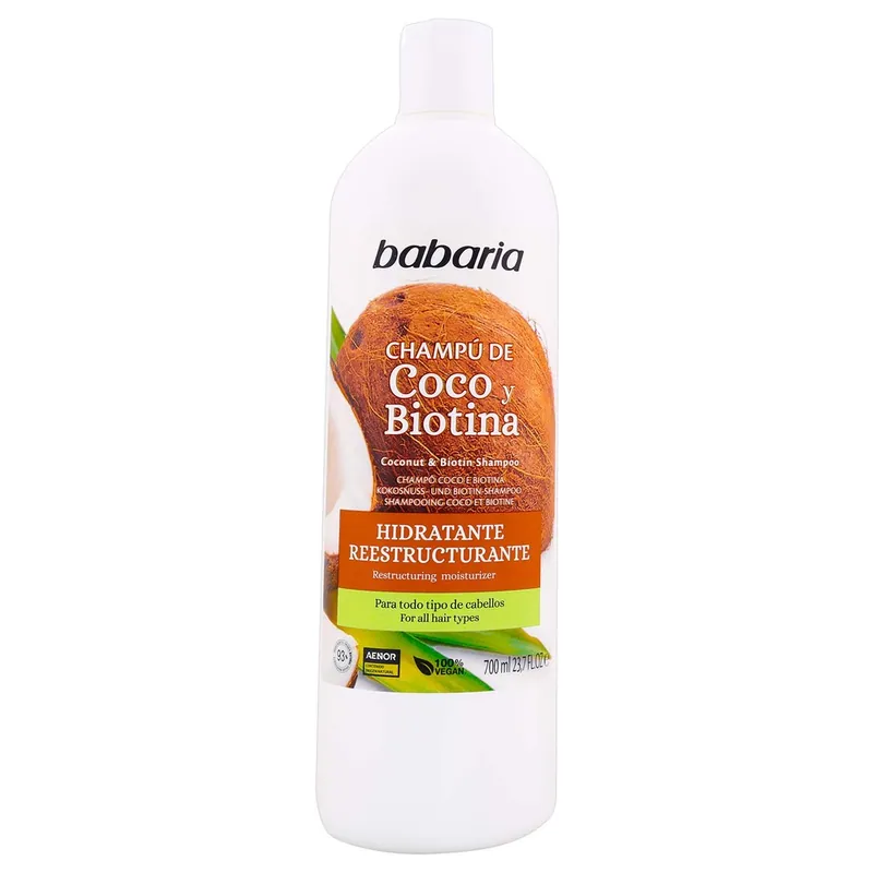 Champú Babaria Coco Biotina 700 mL