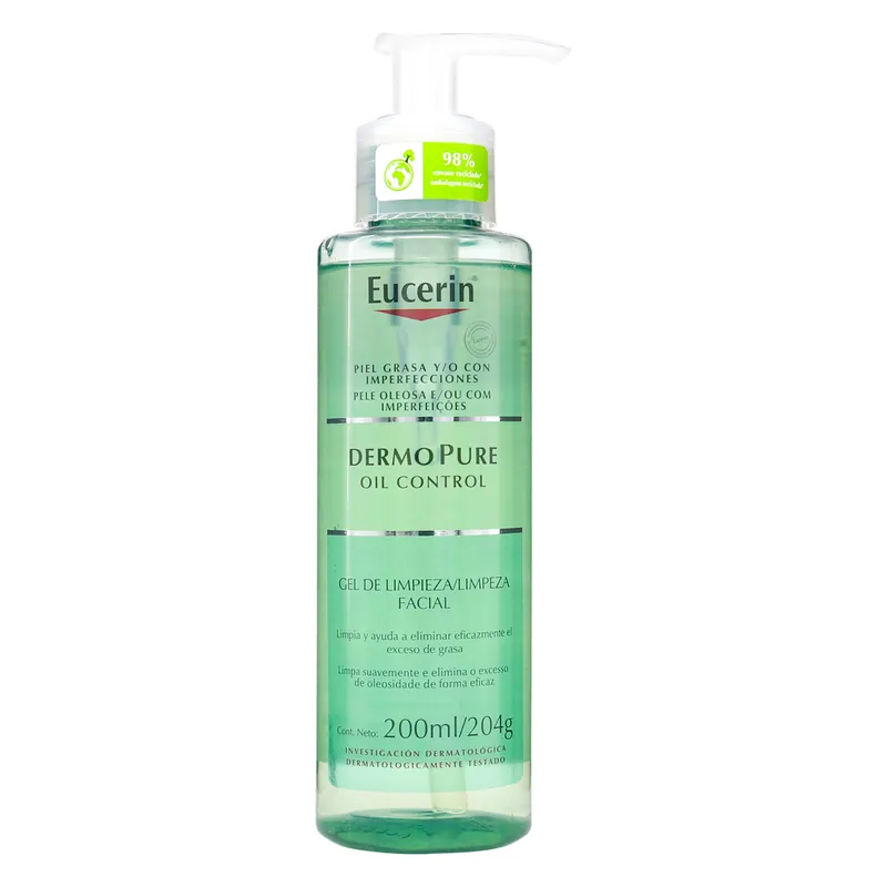 Gel Facial Eucerin Dermo Pure Oil 200 mL